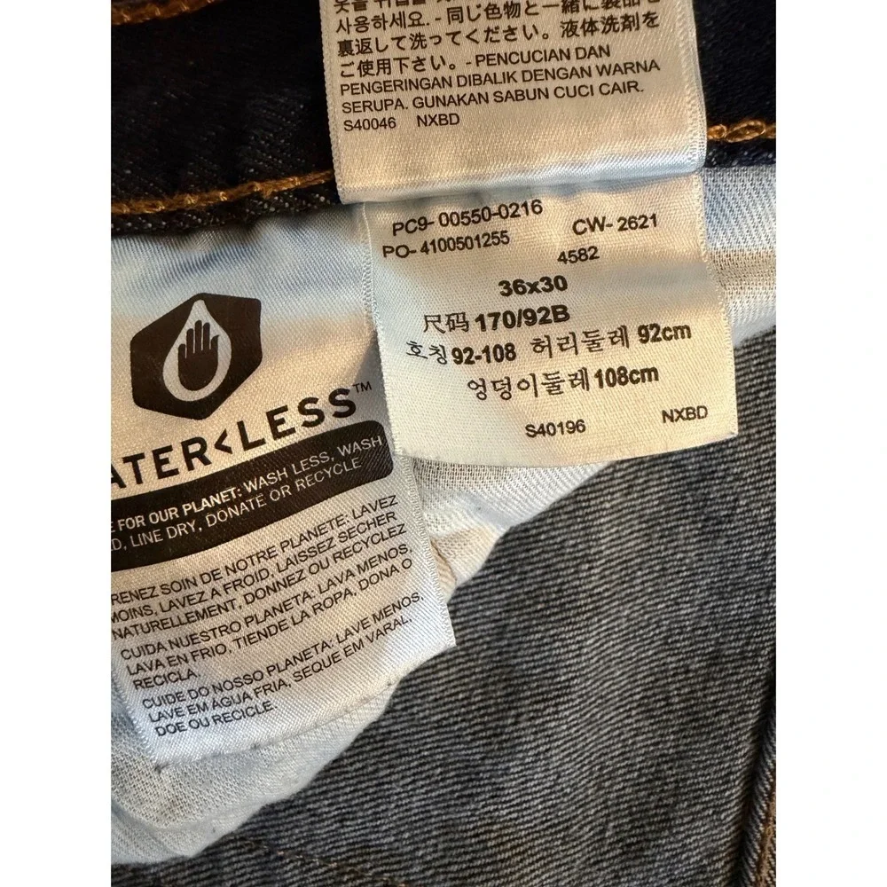 Levi's 550 Relaxed Fit Dark Wash Jeans Bundle 2 Pairs Mens 36x30 (Actual 29